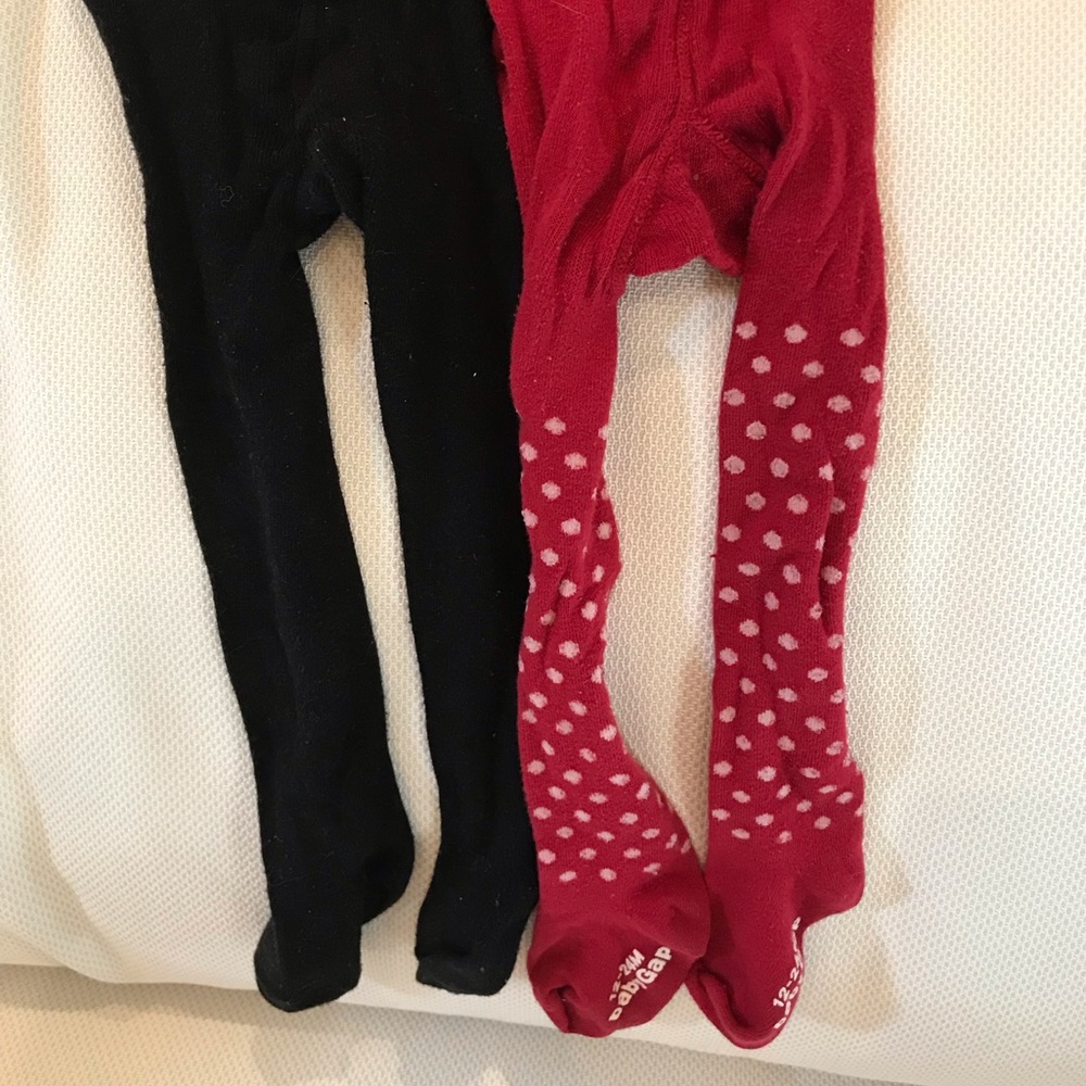 Set of 2 12-24 Month Thick Tights